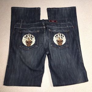 Rock & Republic Skull pocket jeans size 29